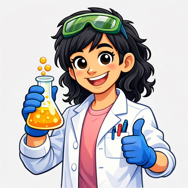 cartoon chemist
